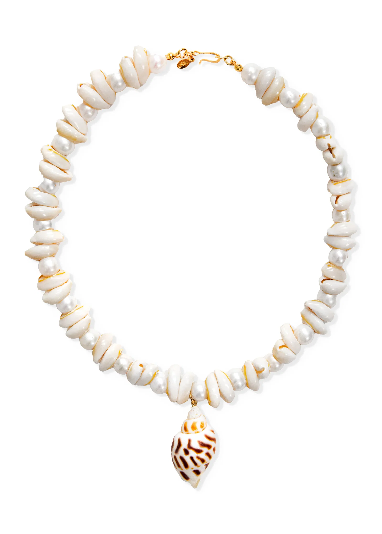 Image of Atlantic Heirloom Shell Necklace