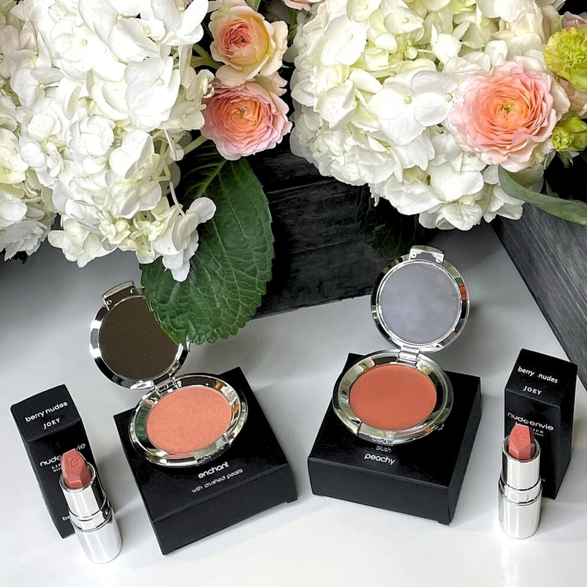product shots for a make up look