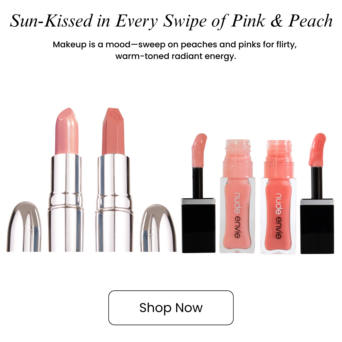 product shots for a make up look