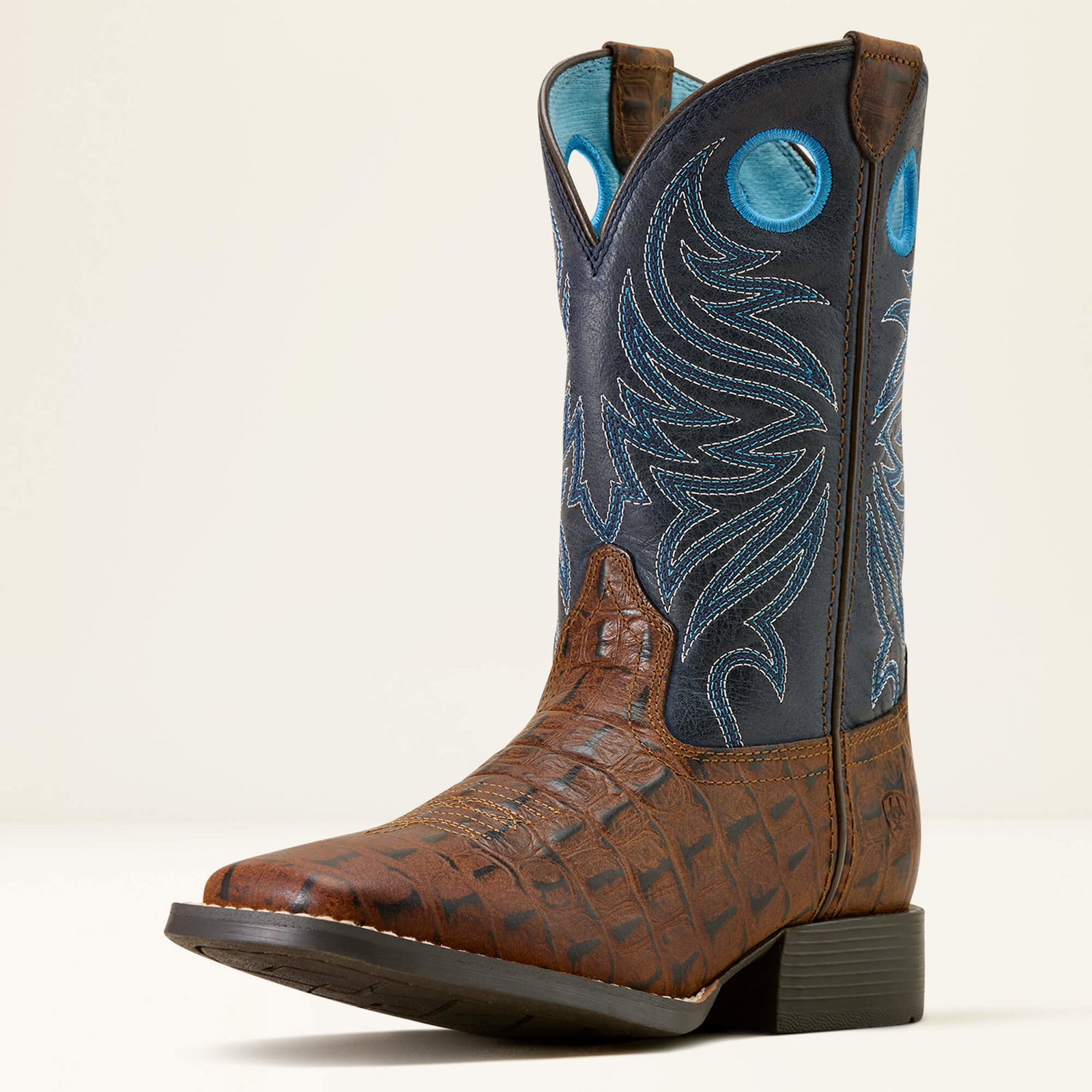 Kids’ Knox Wide Square Toe Western Boot