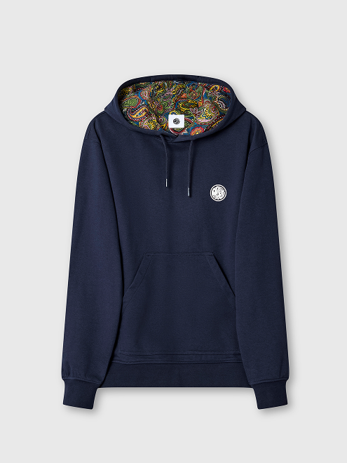 navy lounge hoody