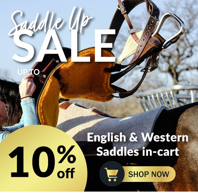 Saddle up sale - 10% off in-cart