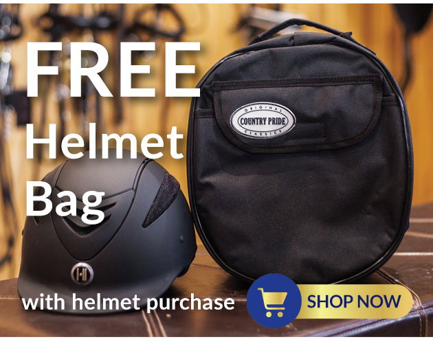 Free helmet bag with helmet purchase