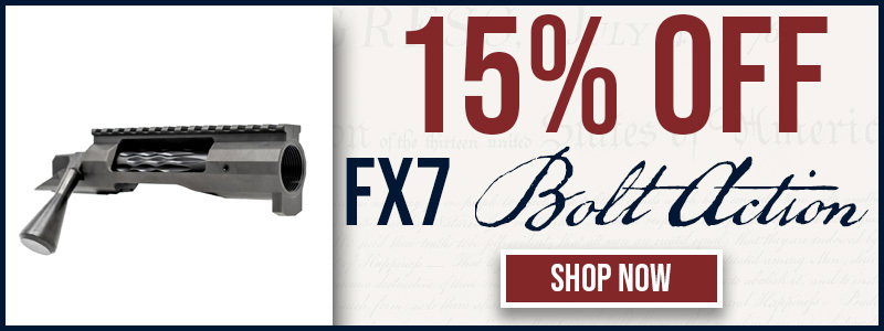 15% OFF FX7 BOLT ACTION - SHOP NOW