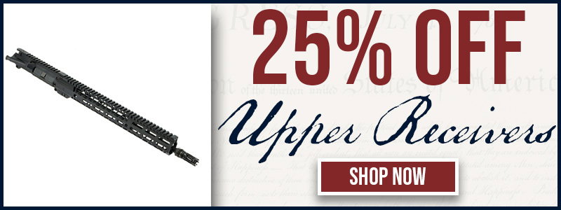 25% OFF UPPER RECEIVERS - SHOP NOW