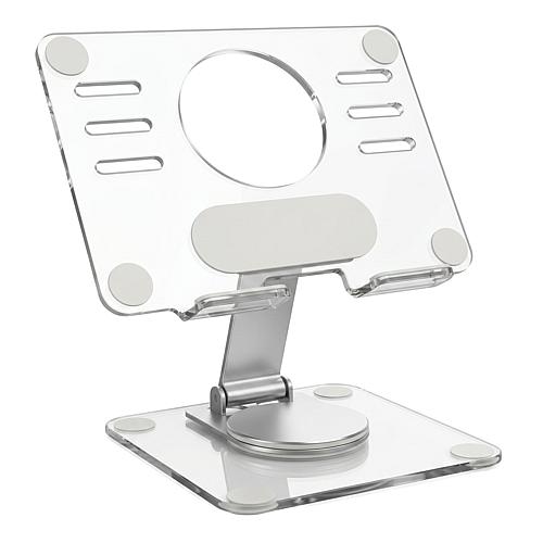 VYBZ Rotating Acrylic Tablet Stand with 360° Base
