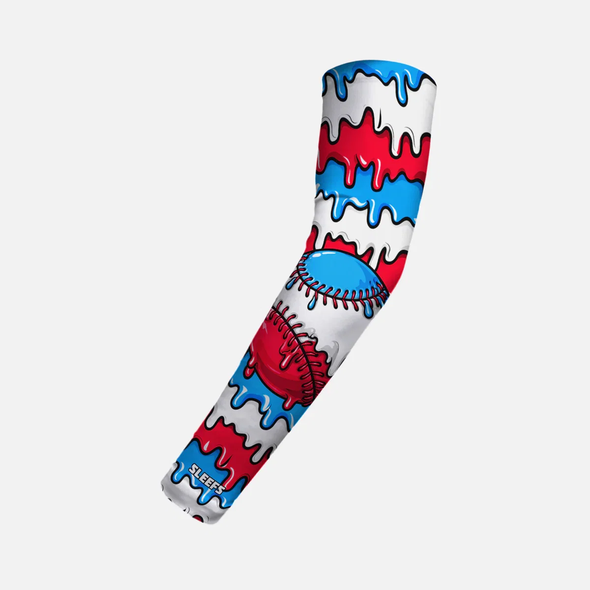 Image of Americana Ice Melt Baseball Kids Arm Sleeve