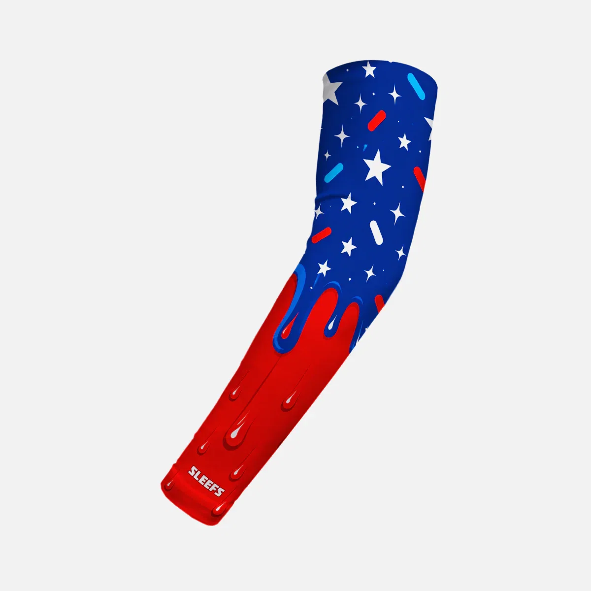 Image of USA Baseball Sprinkles Drip Kids Arm Sleeve