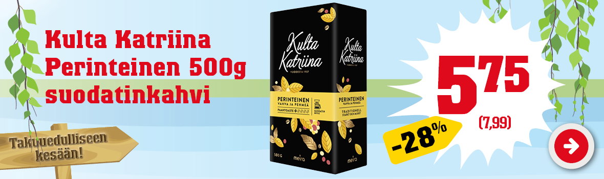 Kulta Katriina Perinteinen 500g suodatinkahvi