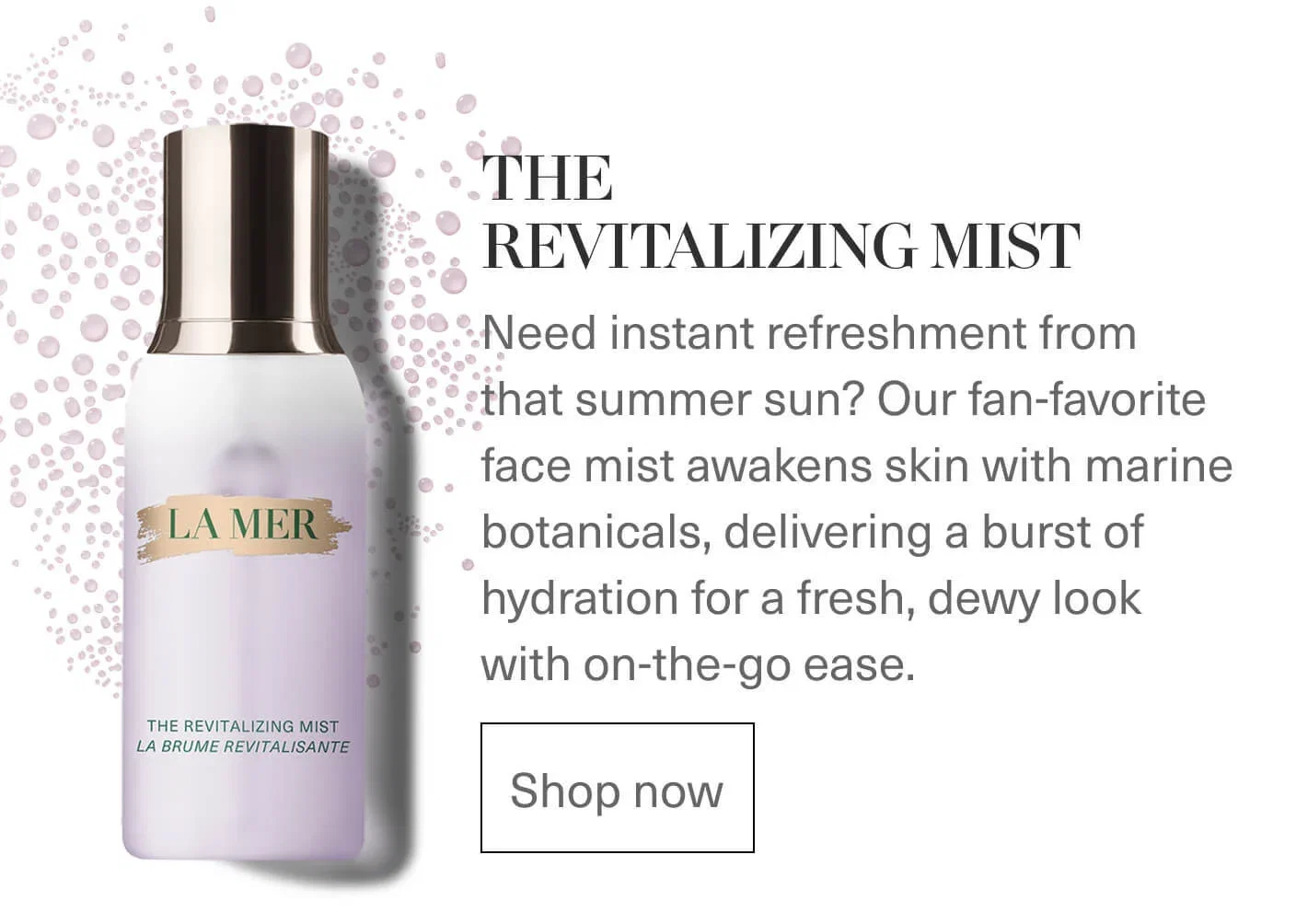 LA MER | THE REVITALIZING MIST | Shop now