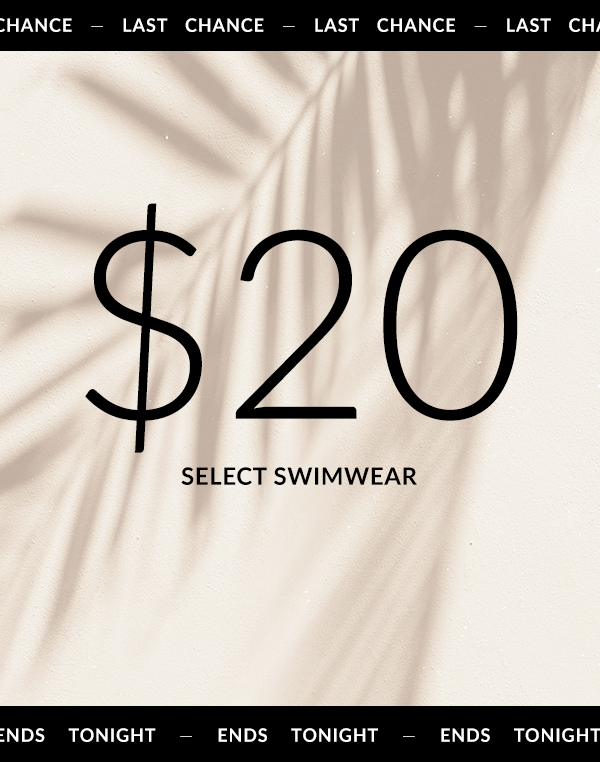 The $20 Select Swimwear sale