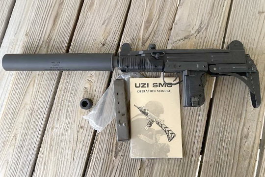 Group Industries/Vector Uzi Machine Gun & Suppressor in 9mm