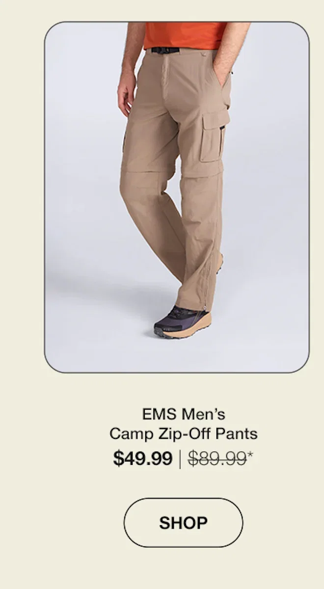 EMS Mens Camp Zip-Off Pants