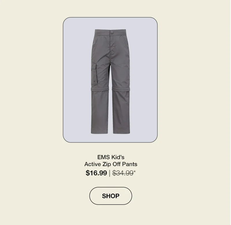EMS Active Kids Zip-Off Pants