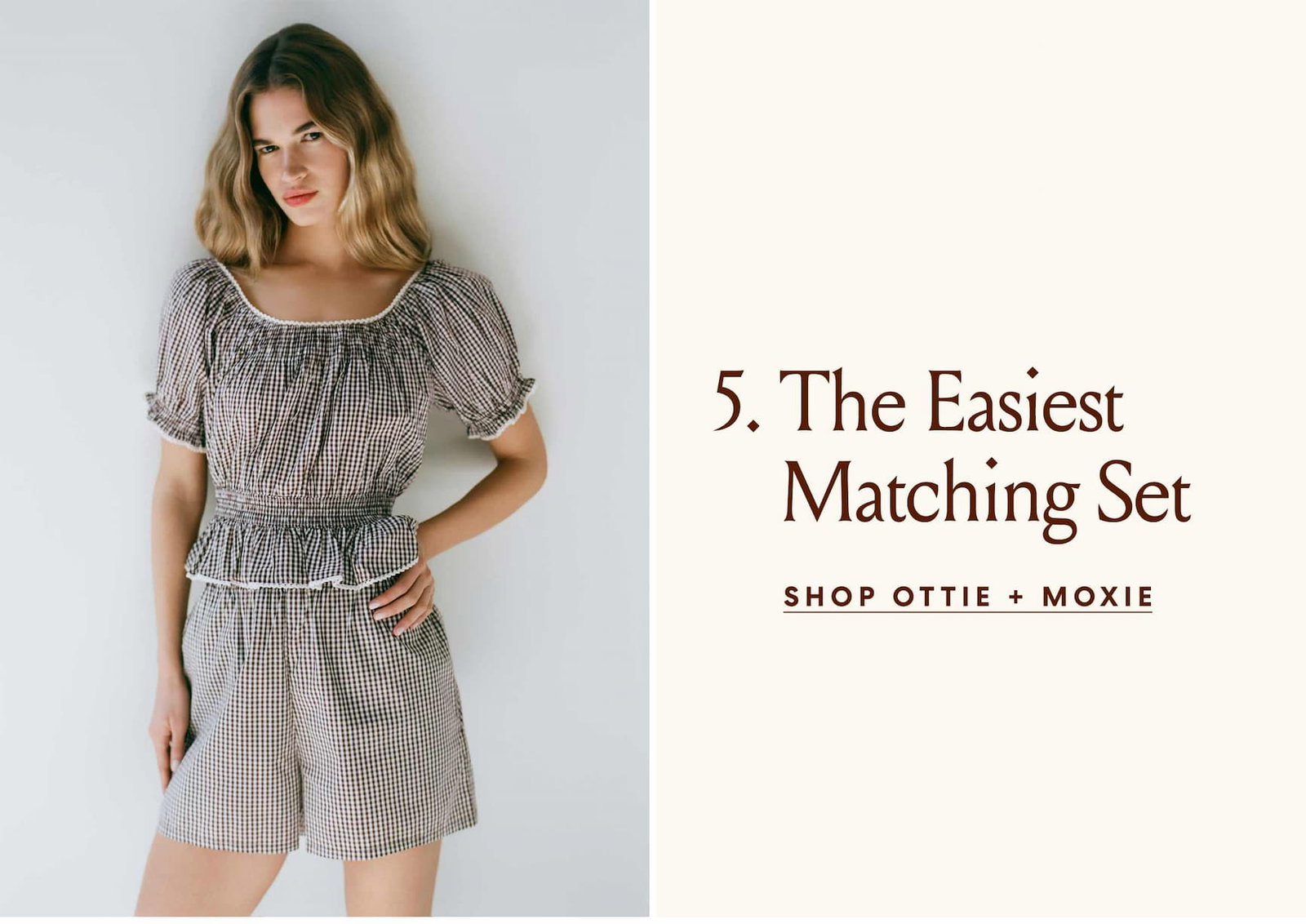 The Easiest Matching Set | Shop Ottie + Moxie
