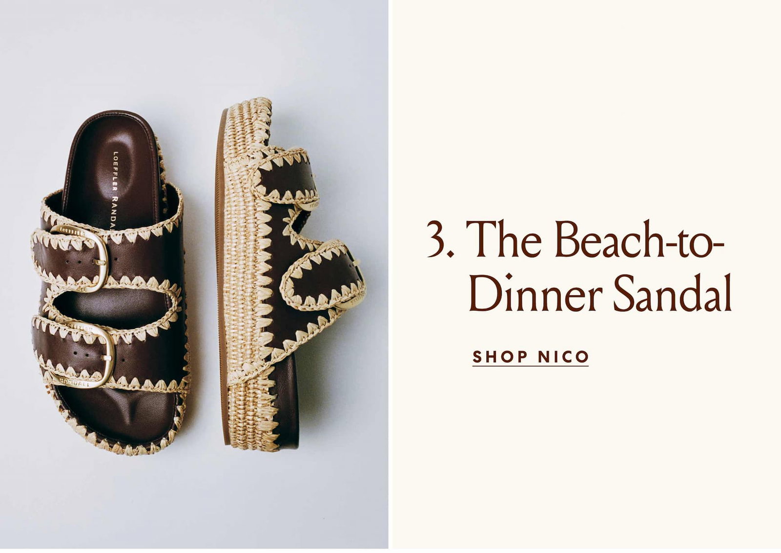 The Beach-to-Dinner Sandal