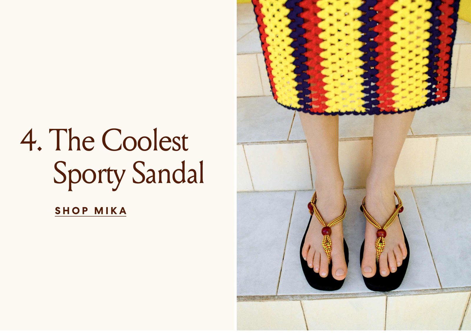 The Coolest Sporty Sandal | Shop Mika