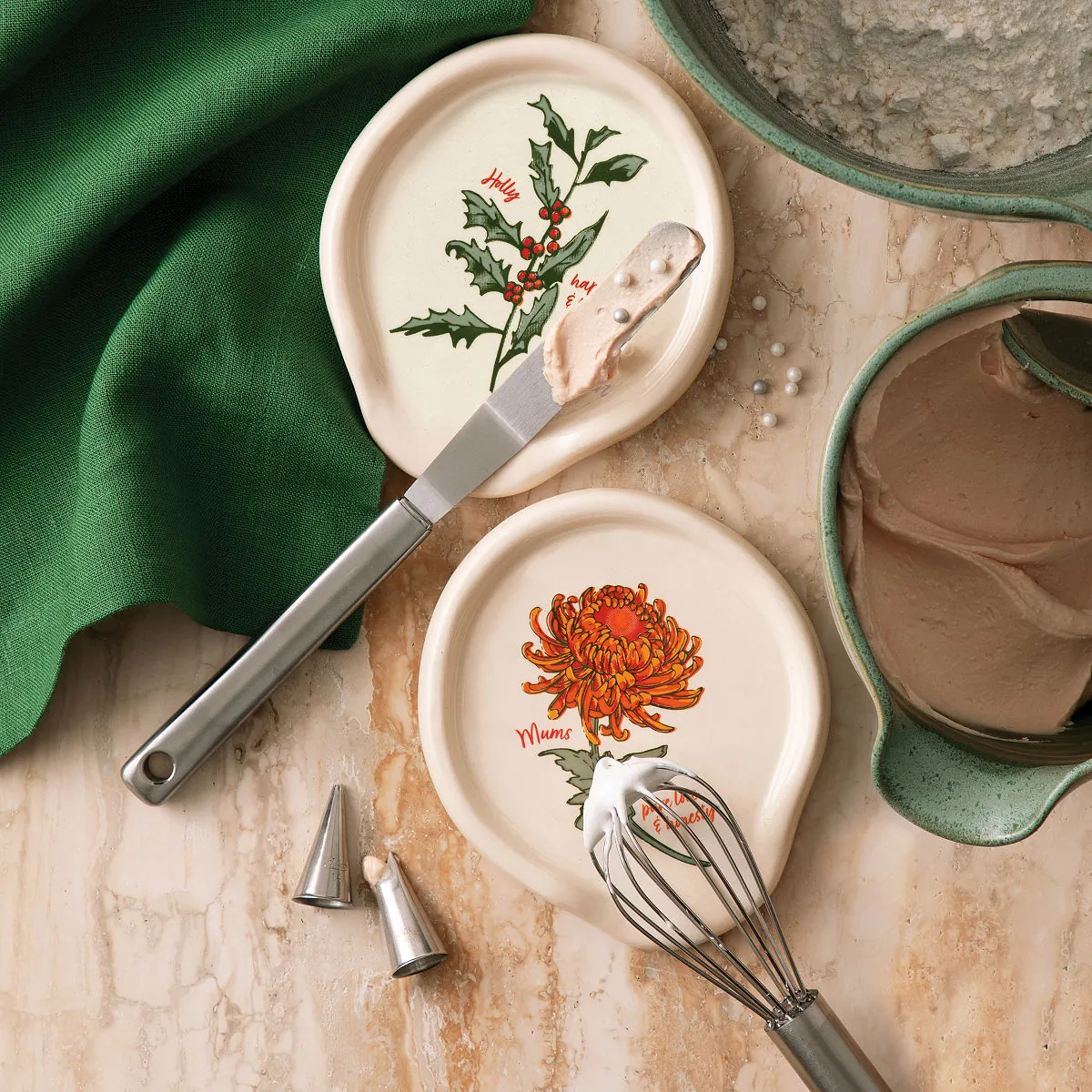 Birth Month Flower Spoon Rest