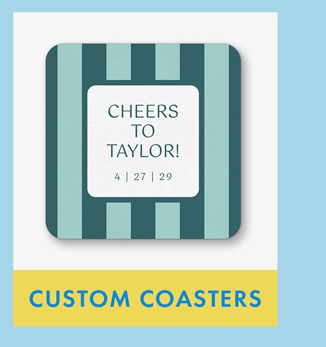 Custom Barware & Coasters