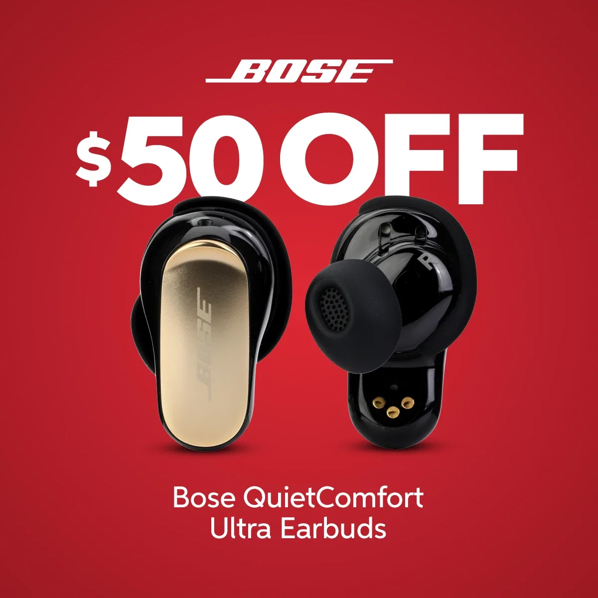 $50 Off Bose QuietComfort Ultra Earbuds