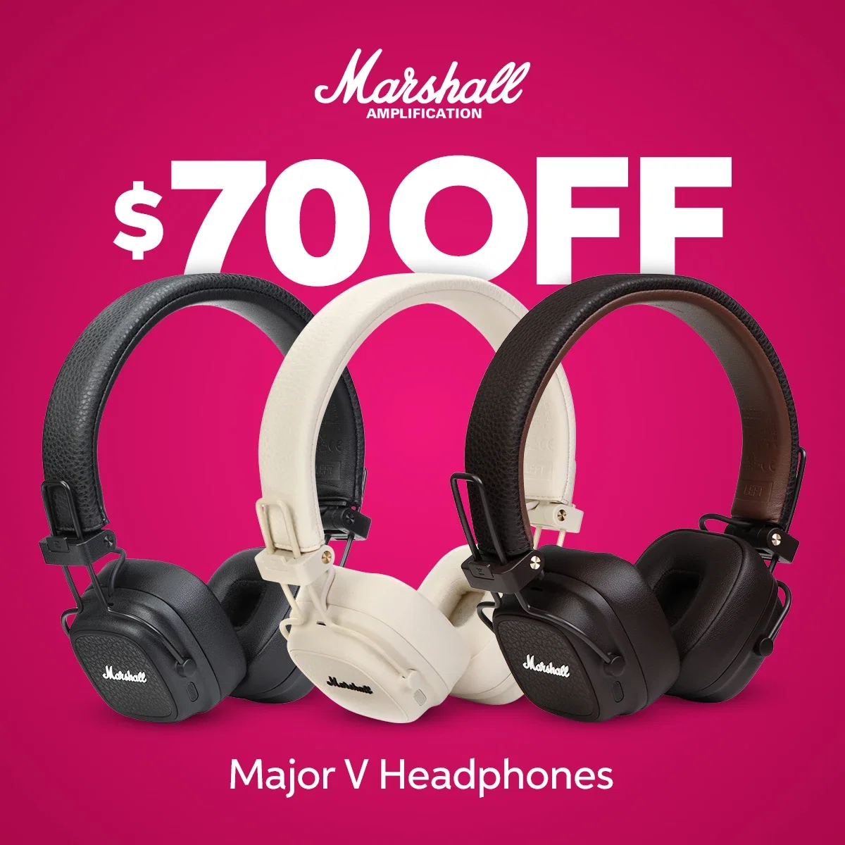 $70 Off Marshall Major V Headphones