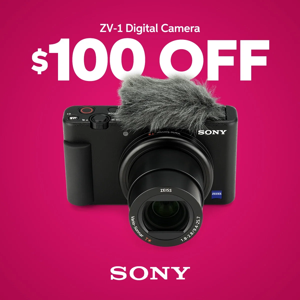 $100 Off Sony ZV-1 Digital Camera