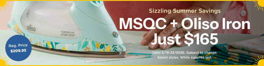 MSQC + Oliso Iron just $165. Shop now. Valid through 6/22/26. Subject to change. While supplies last. Select styles.