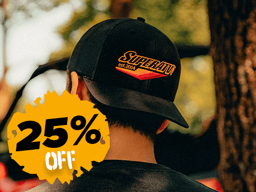 SHOP APPAREL & GEAR - 25% off!
