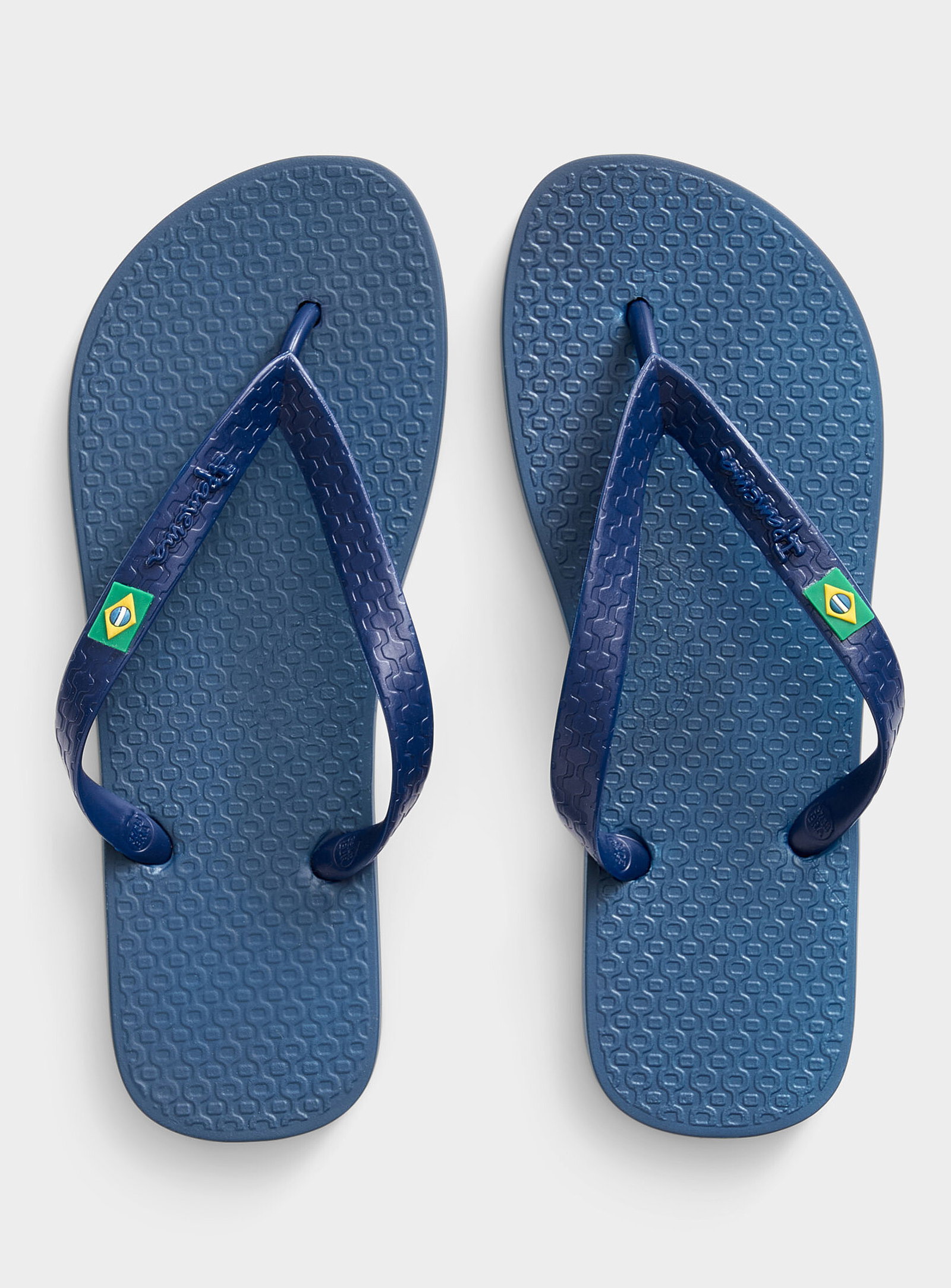 Brazil flag flip-flops<br>Men