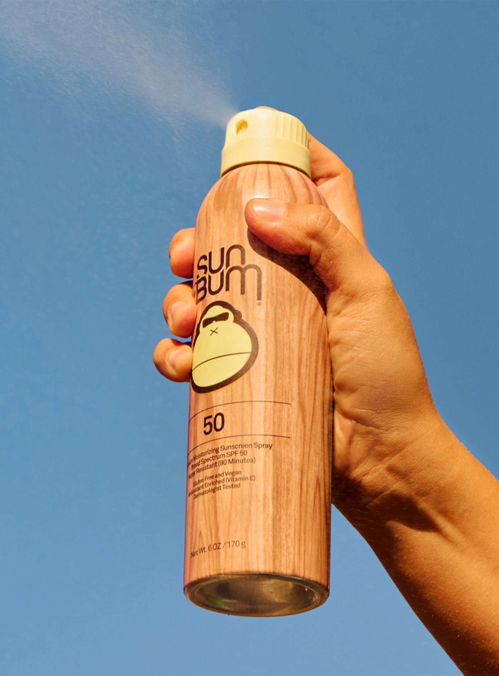 SPF 50 spray sunscreen