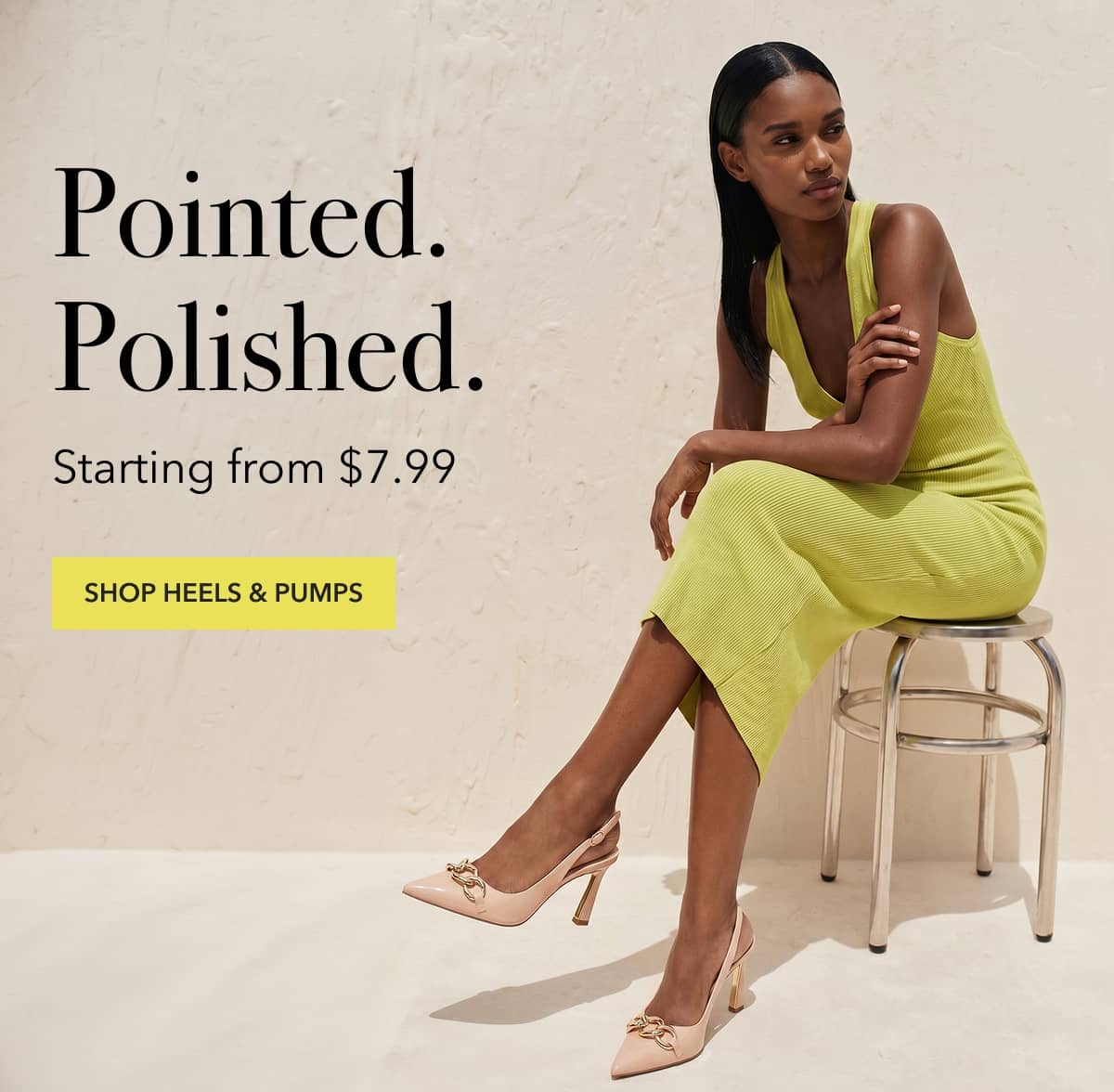 Pointed. Polished. - SHOP HEELS & PUMPS