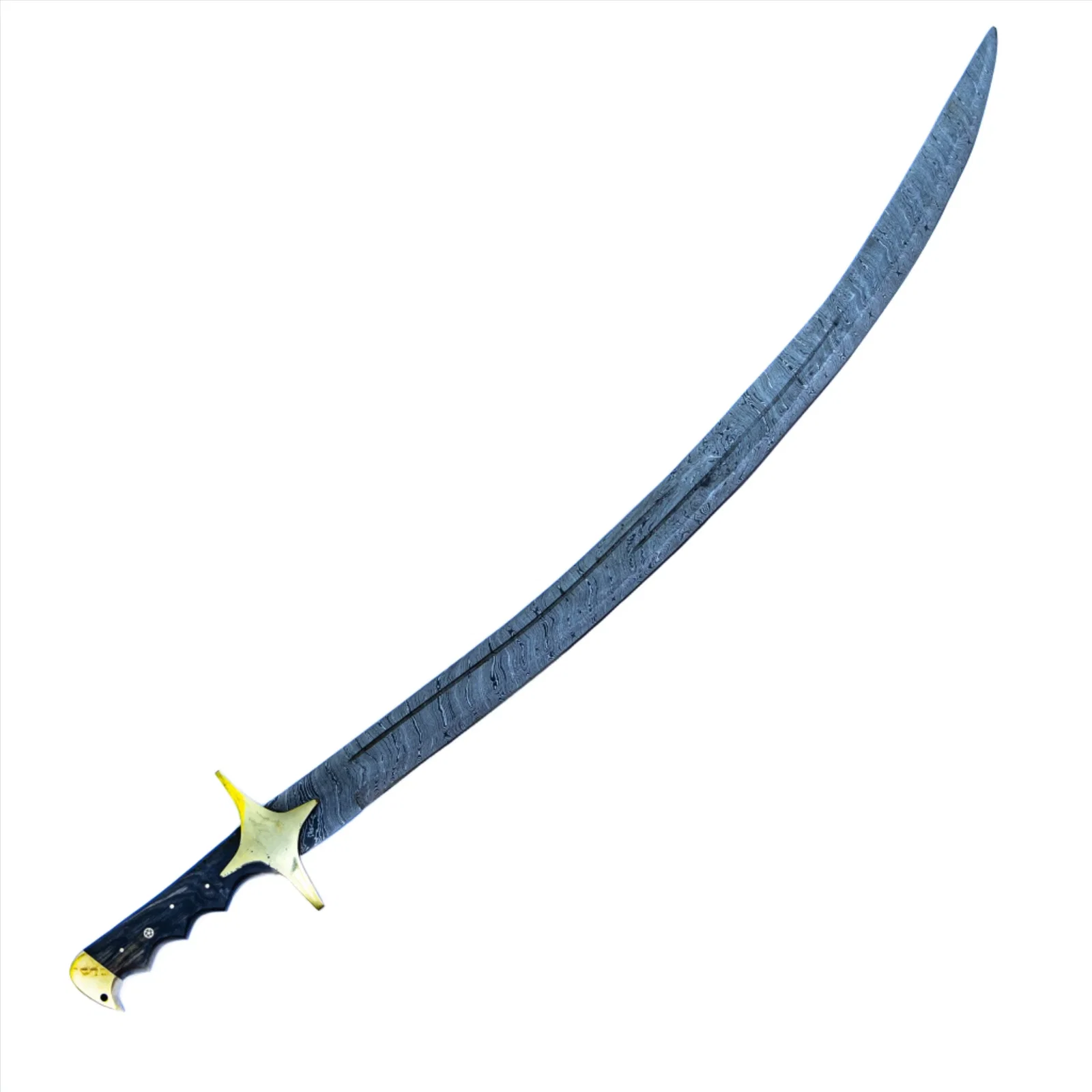 Image of Shamshir Sword- High Carbon Damascus Steel -37"