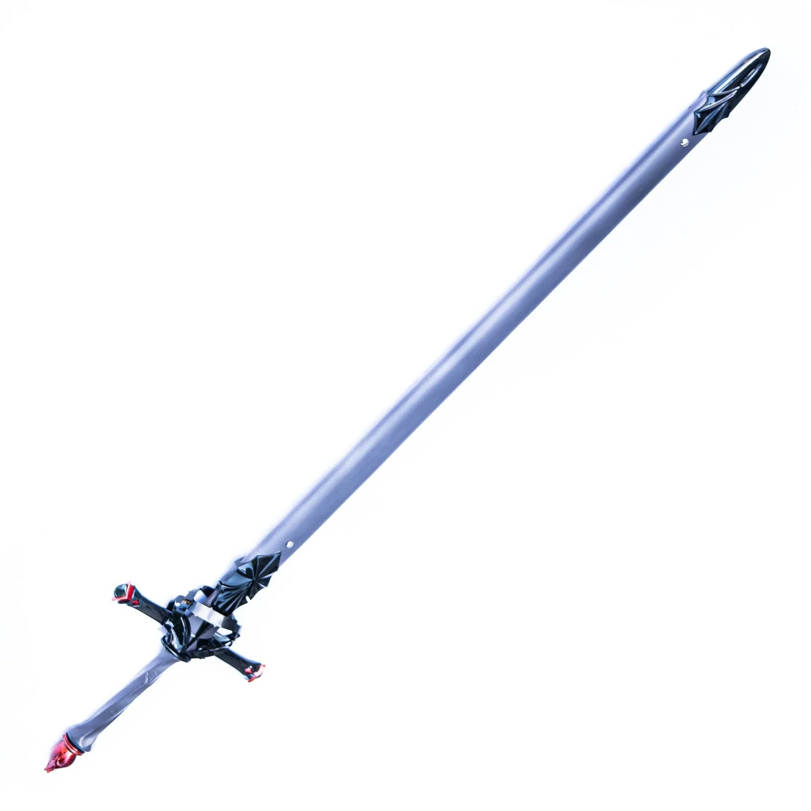 Image of Fire Longsword - Black Sword - Black Stainless Steel- 38"