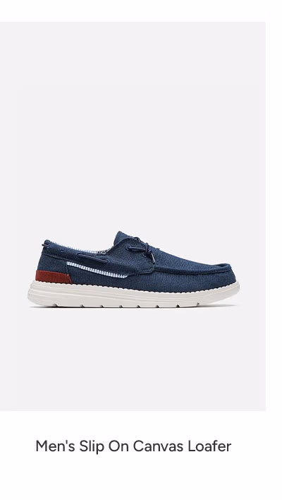 Men's Slip On Canvas Loafer
