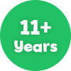 11+ Years