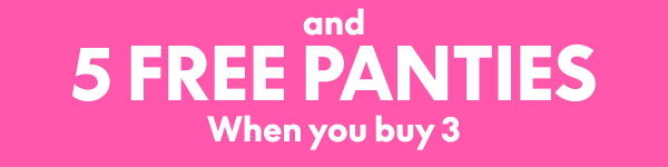 Panties Buy 3 Get 5 Free