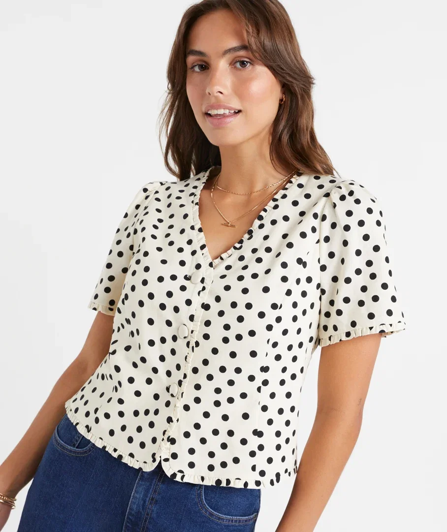 ROBIN FRILLED TOP