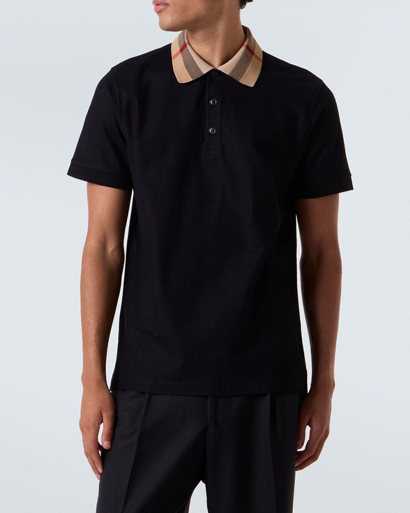 Men's Resort Vacation Breathable Check Polo