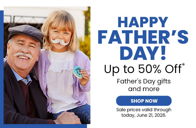 Happy Father's Day! Up to 50% off gifts for Dad and more   