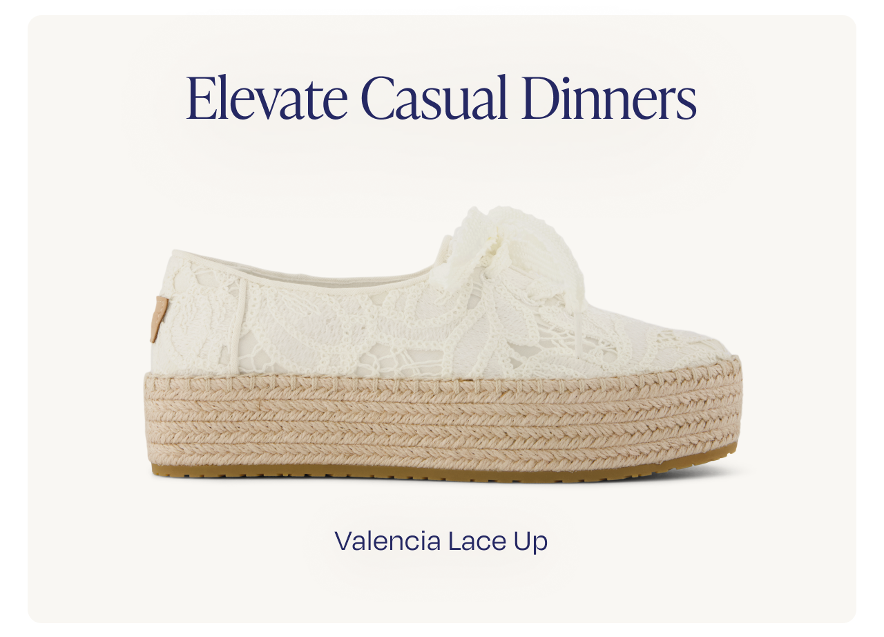 Valencia Lace-Up Platform Espadrille