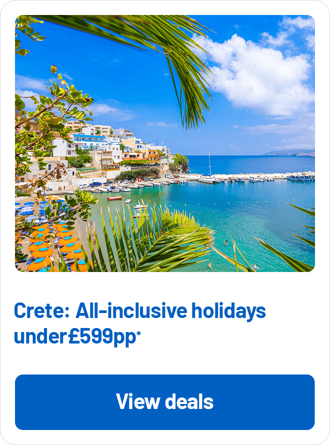 Crete: All-inclusive holidays under £599pp*