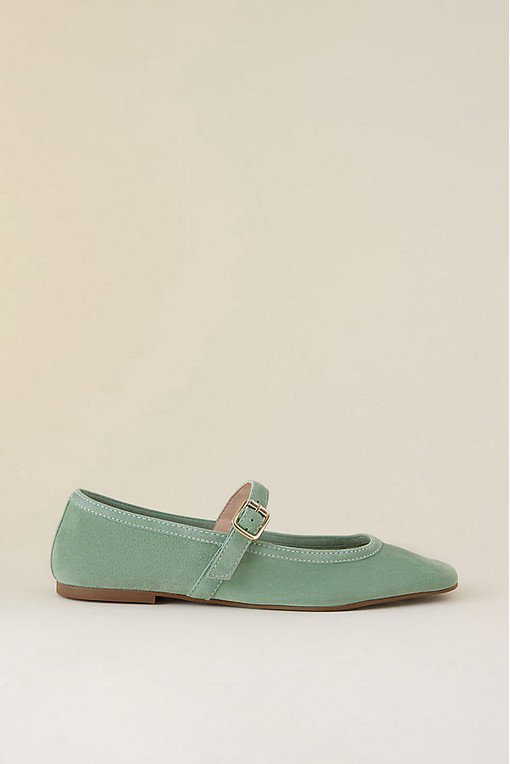 Suede Ballet Flats