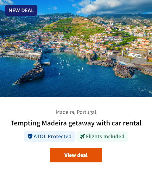 Tempting Madeira getaway with car rental