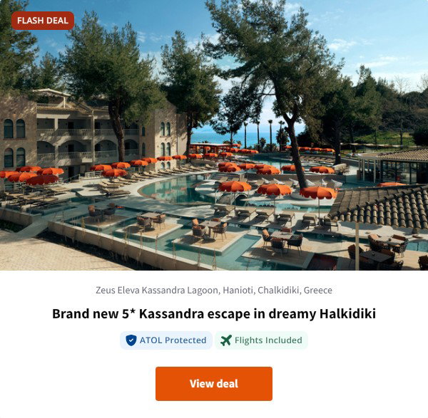 Brand new 5* Kassandra escape in dreamy Halkidiki