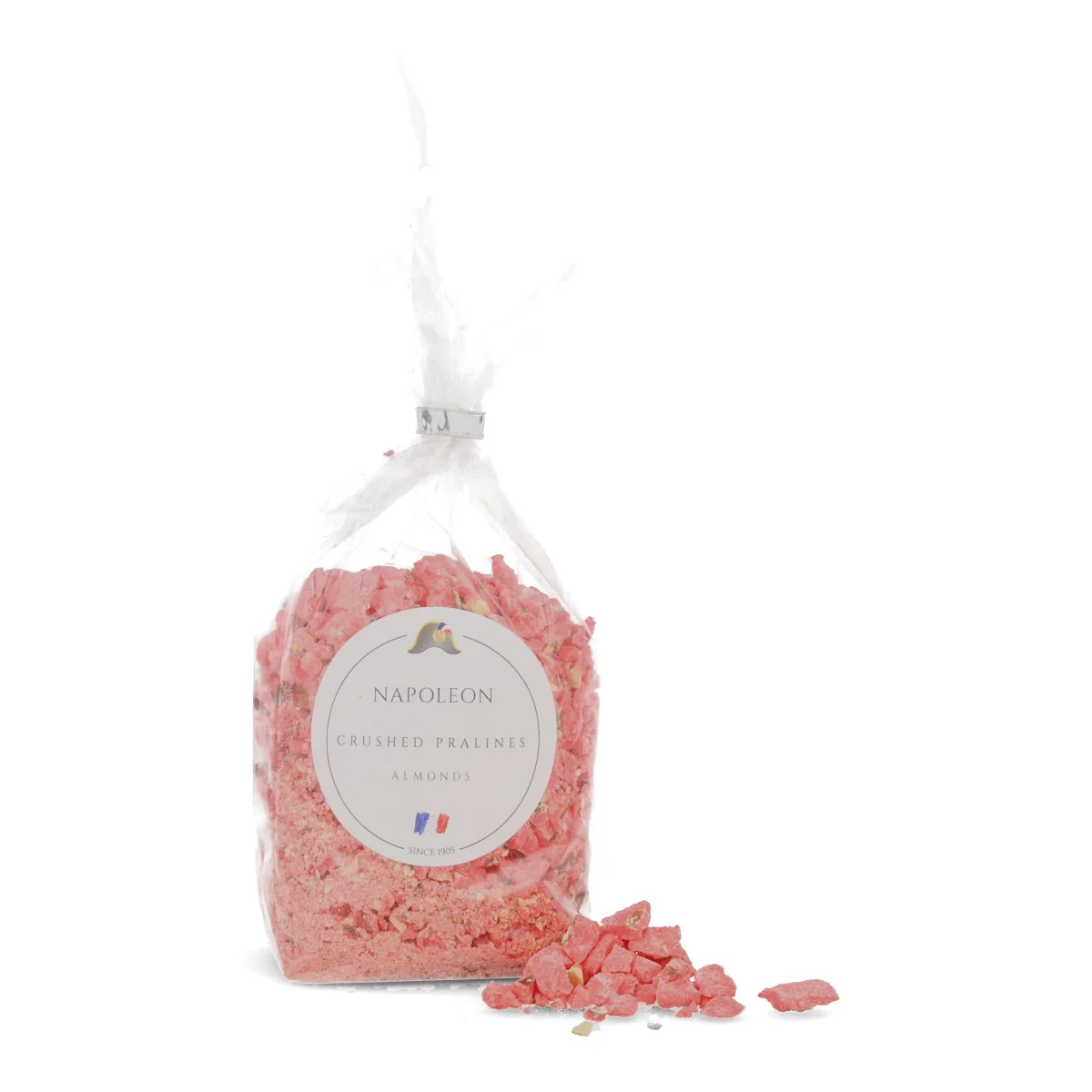 Image of Crushed Pink Pralines 10% Almonds, 500g