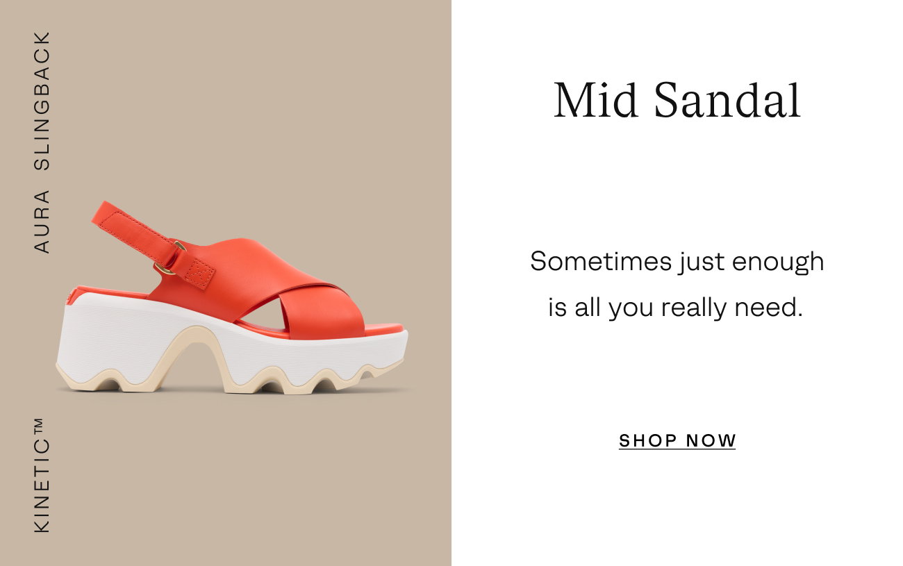 Kentic Aura Slingback - Mid Sandal - Shop Now