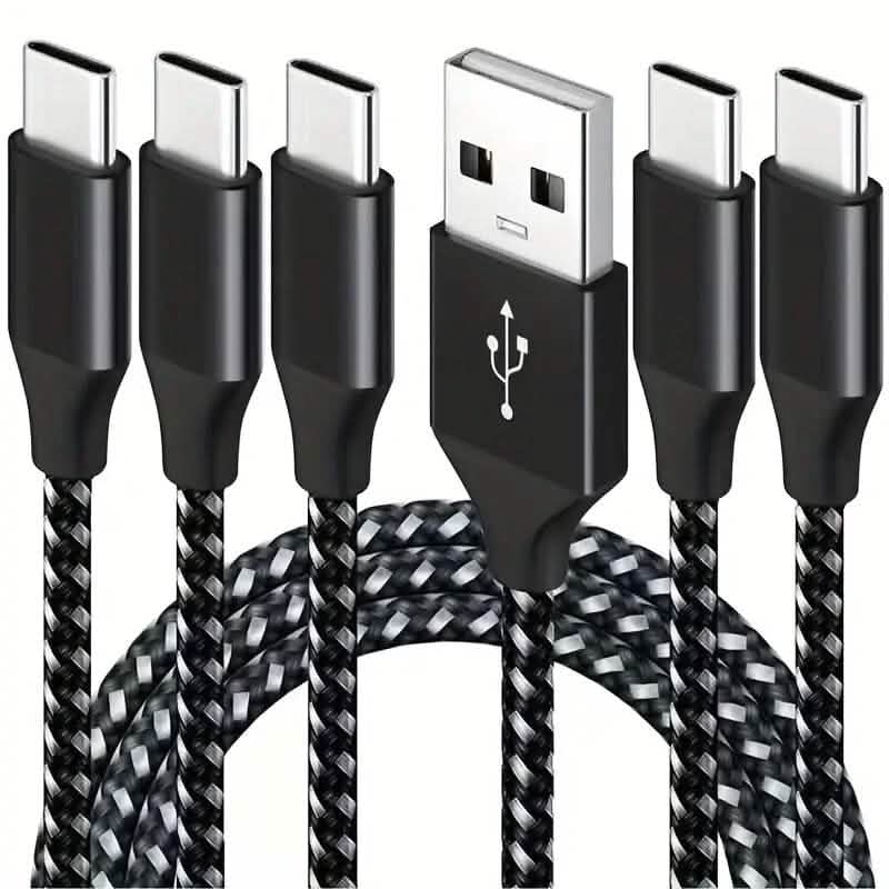 Image of 5-Pack: USB Type-C Fast Charging Cable