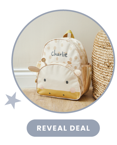 Personalised Giraffe Medium Backpack