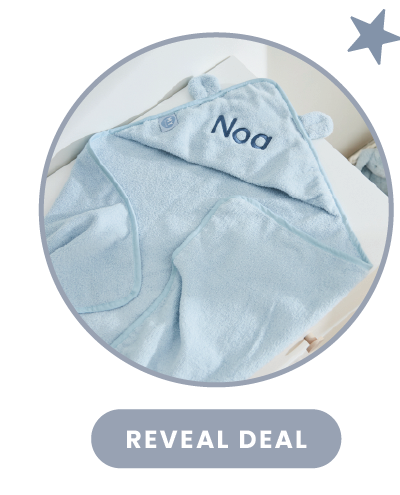 Personalised Small Blue Hooded Towel