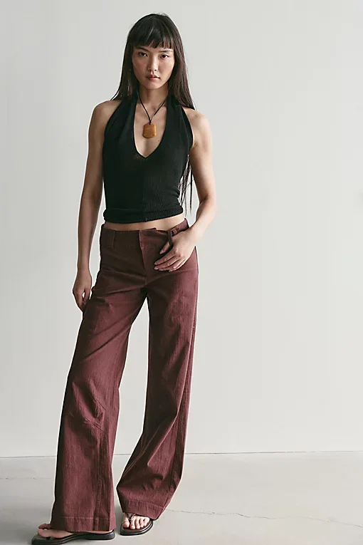 Time Flies Clean Solid Trousers